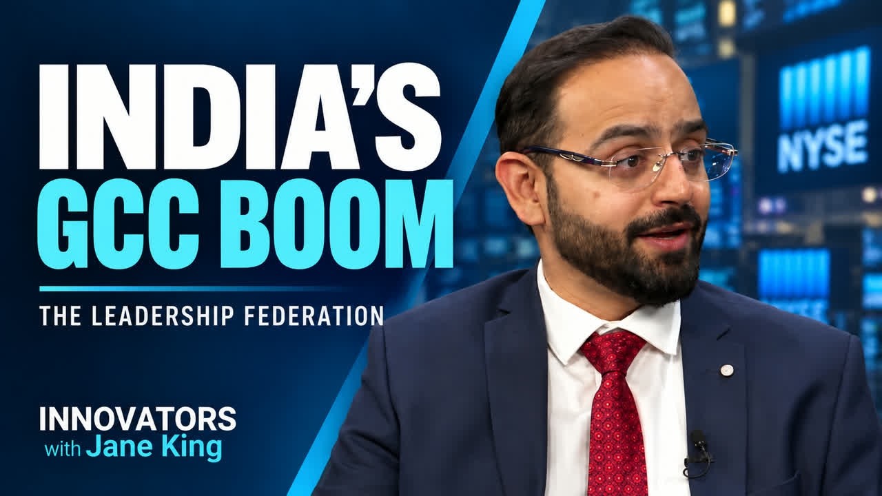 Sunny Shah interviewed at the New York Stock Exchange